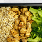 rice with chicken and broccoli calories per serving